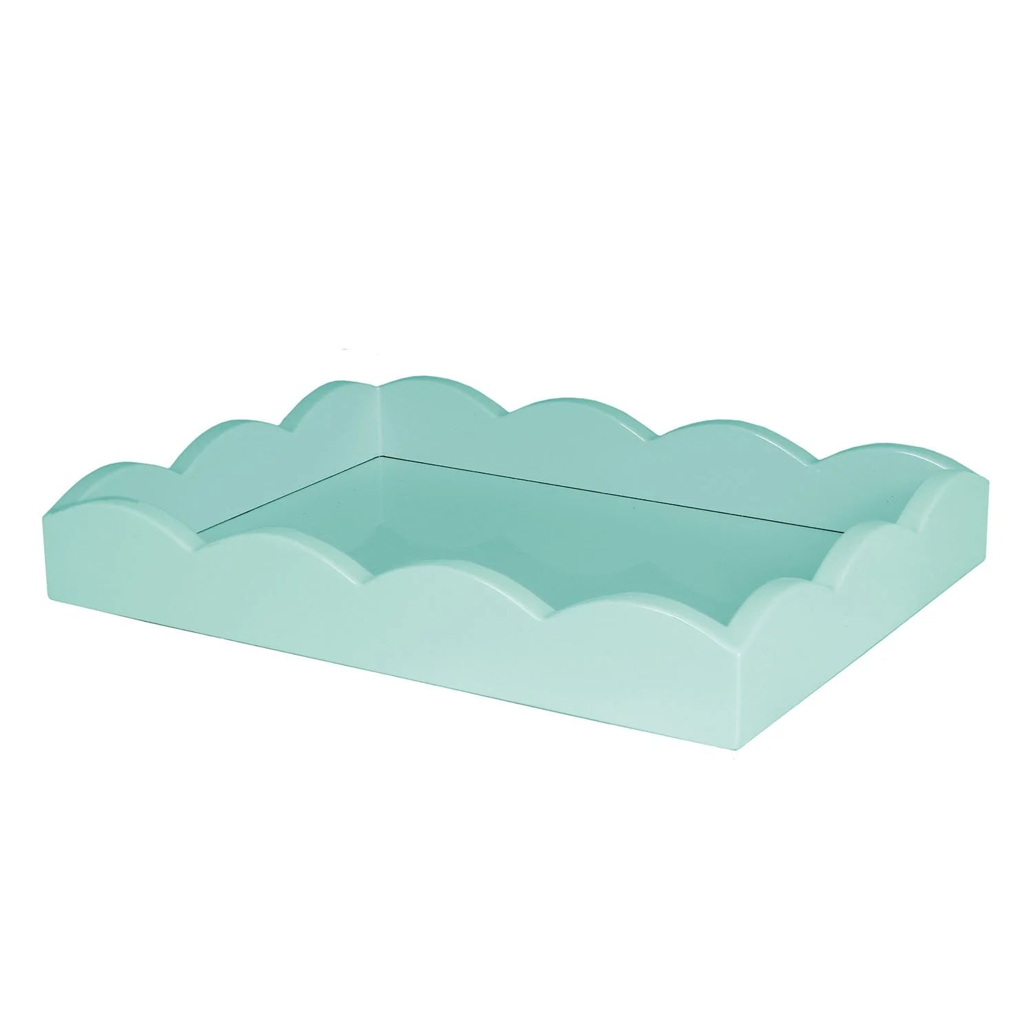 Lacquered Scalloped Tray