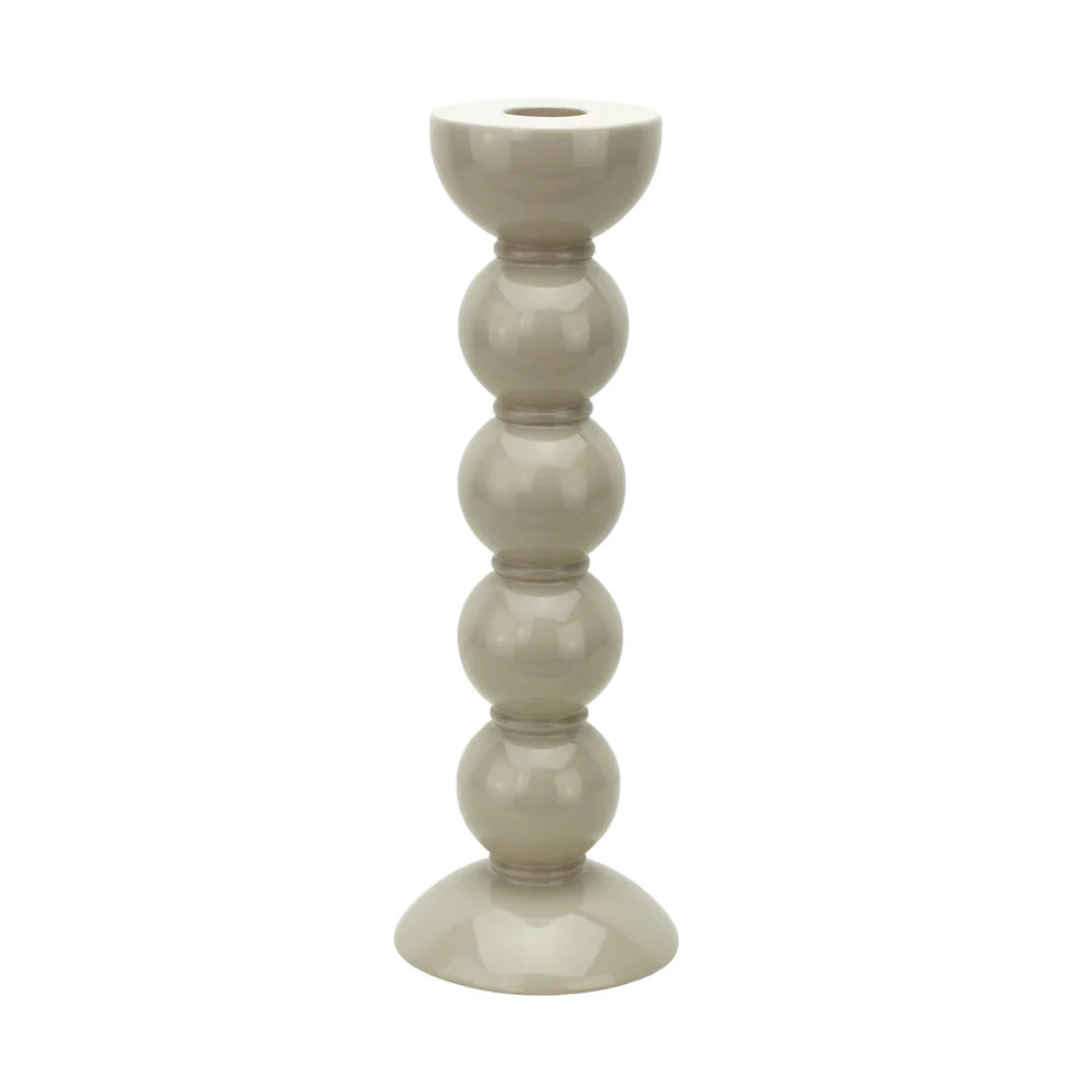 Cappuccino tall bobbin candle stick