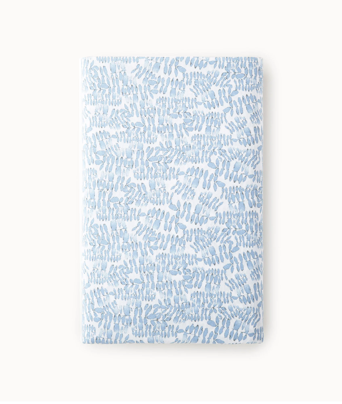 blue and white percale sheeting