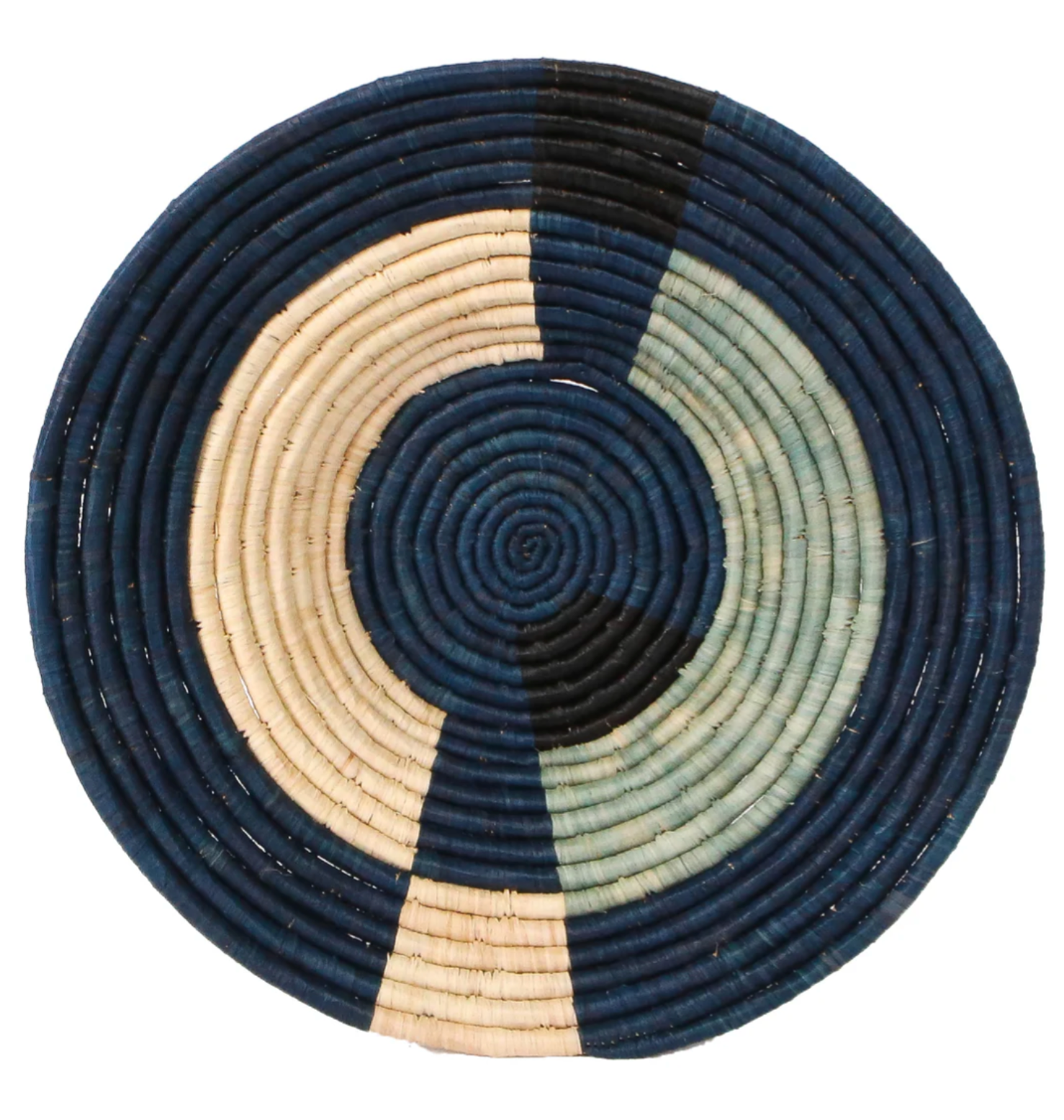 Coastal Minimalism Handwoven Grass Bowls