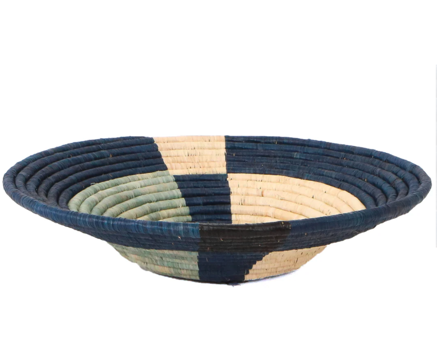 Coastal Minimalism Handwoven Grass Bowls