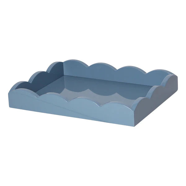 Lacquered Scalloped Tray