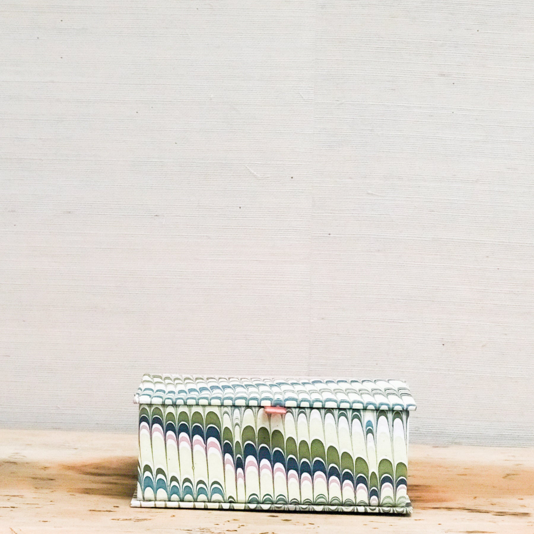 marbleized paper box