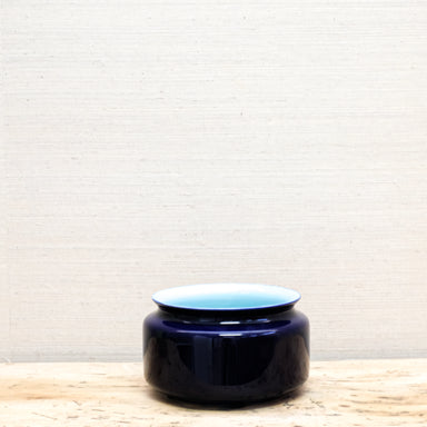 glossy indigo bowl