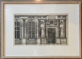 Framed Jean Marot Original Architectural Engraving No. 14