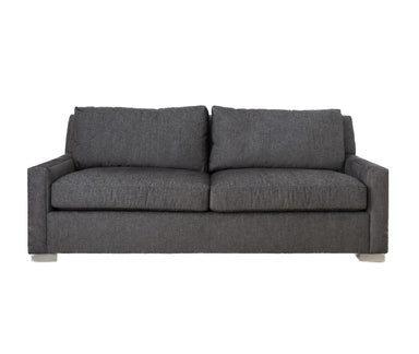 dark gray two-over-two track arm sofa