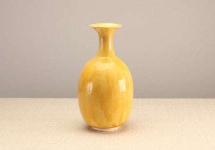 yellow vase