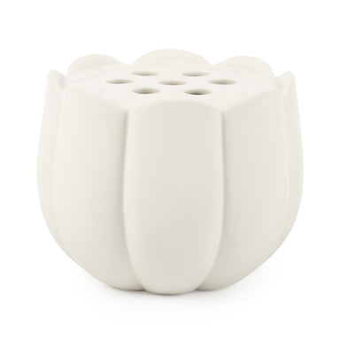 ceramic flower frog vase