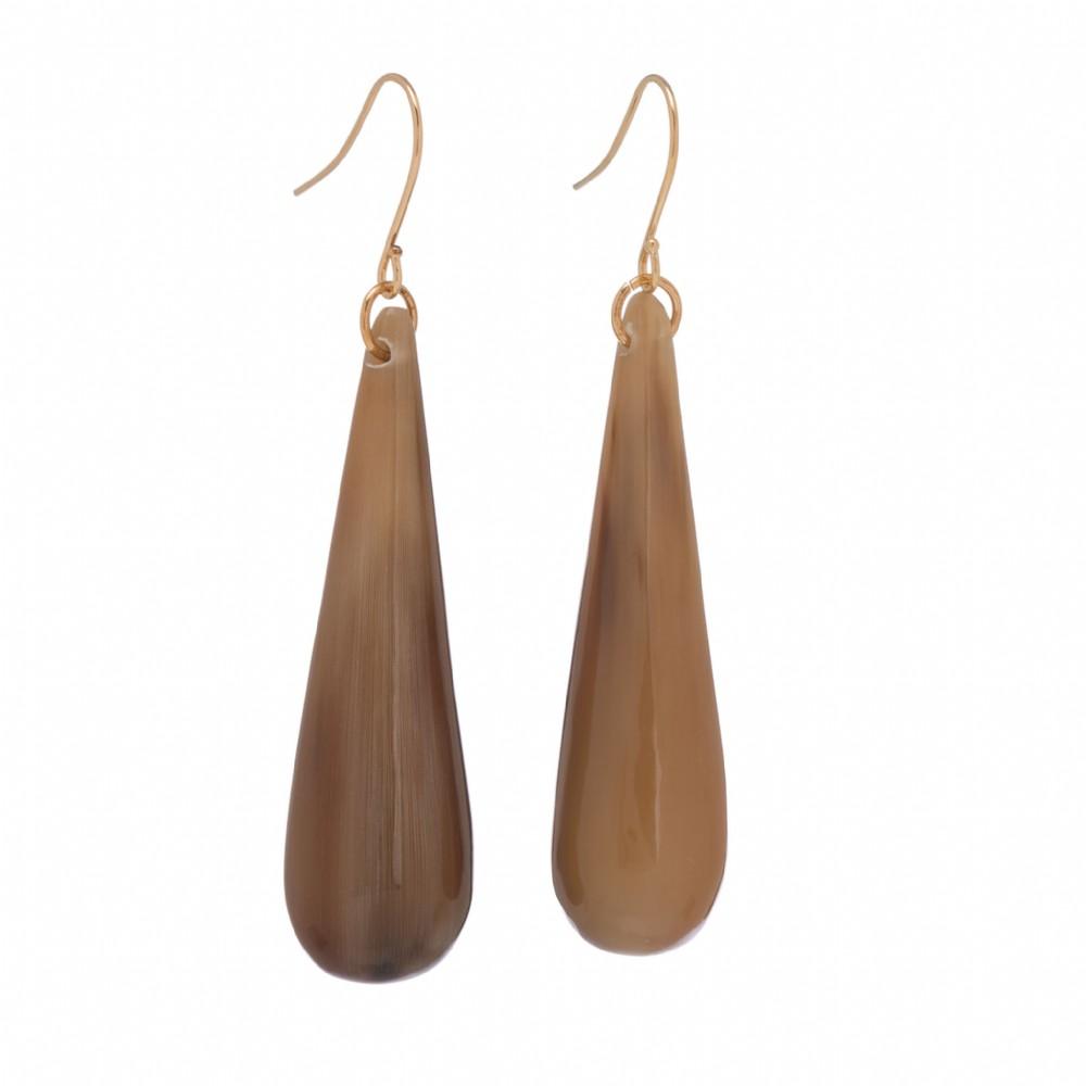 buffalo horn earrings