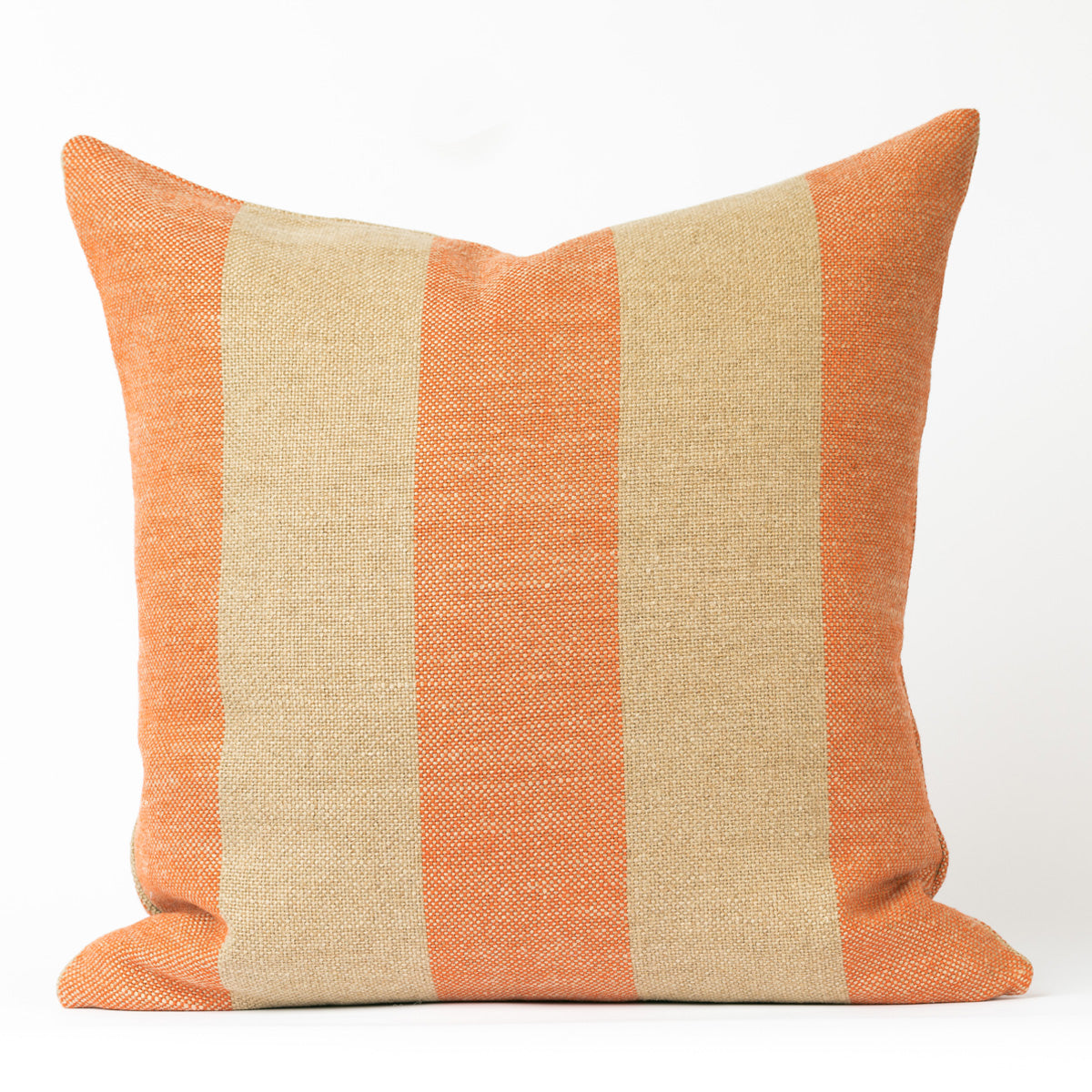 striped linen pillows