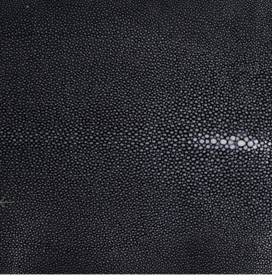 closeup black finish