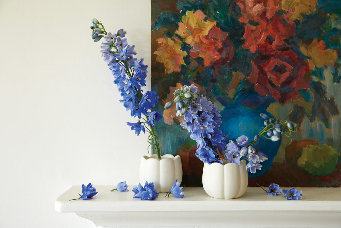 ceramic flower frog vases