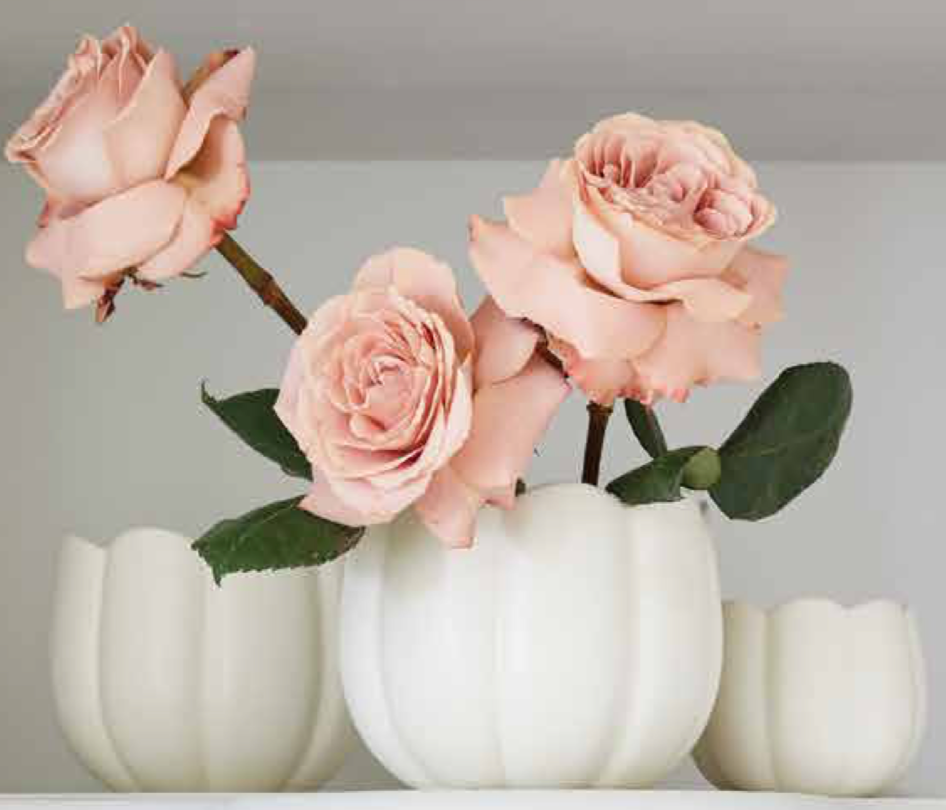 ceramic flower frog vases