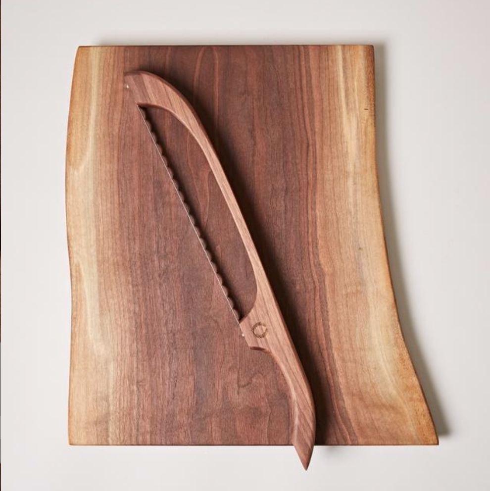 wood board and bow