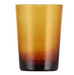 amber recycled glass tumbler