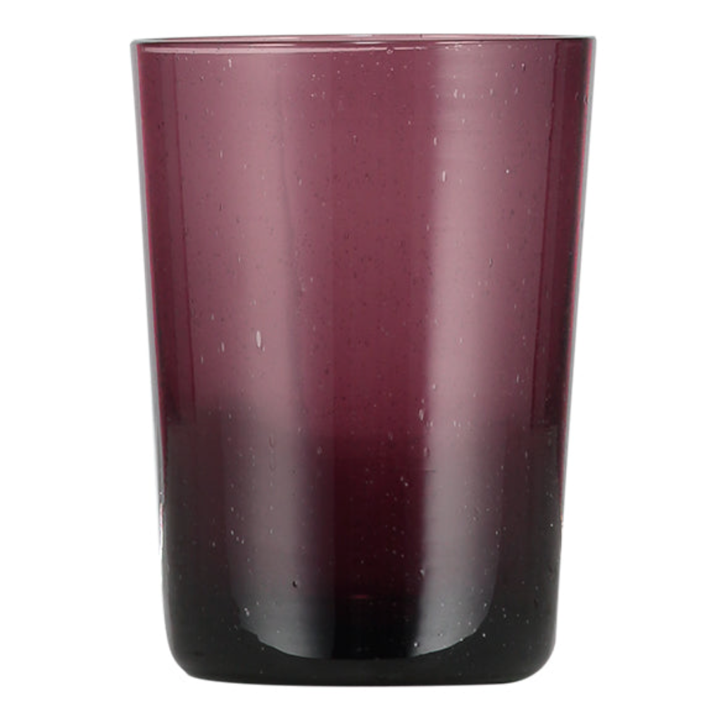 garnet recycled glass tumbler