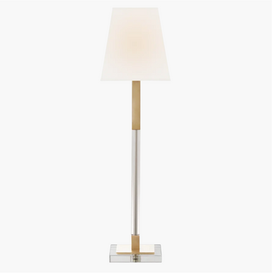 crystal and brass buffet lamp from Visual Comfort & Co.