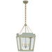 celadon and gold hanging lantern