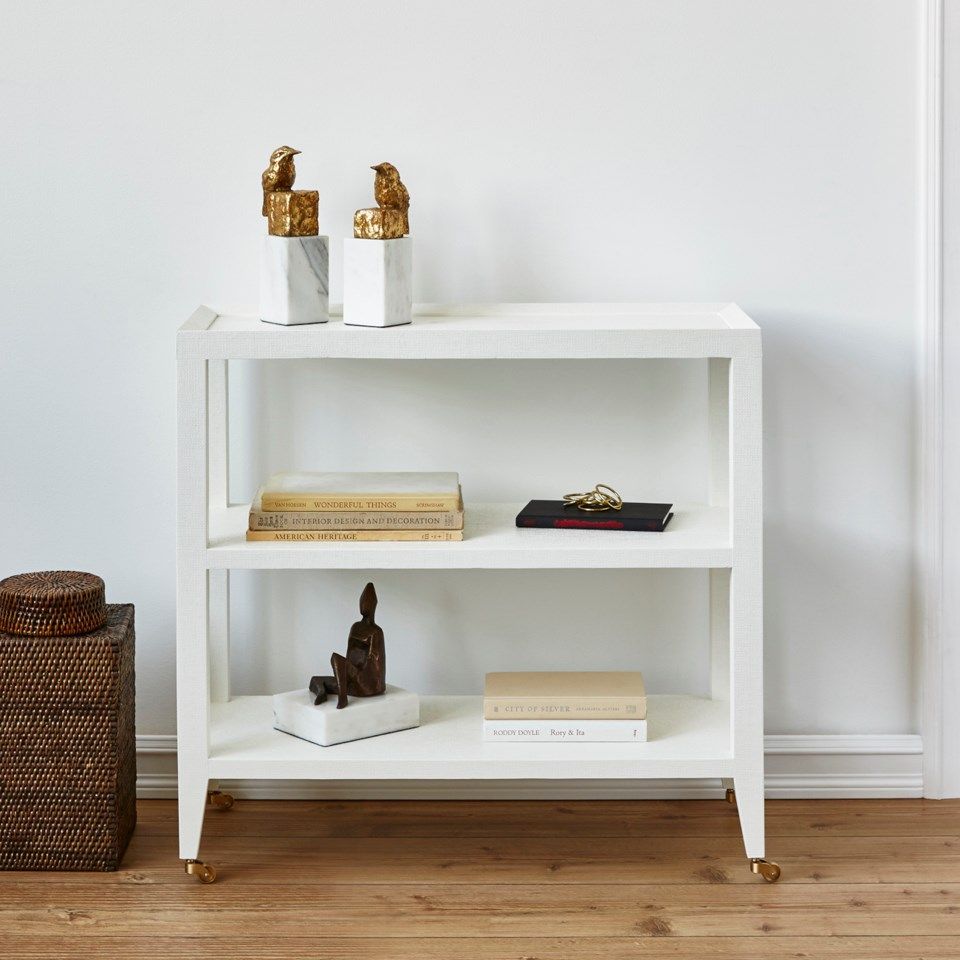 white console table