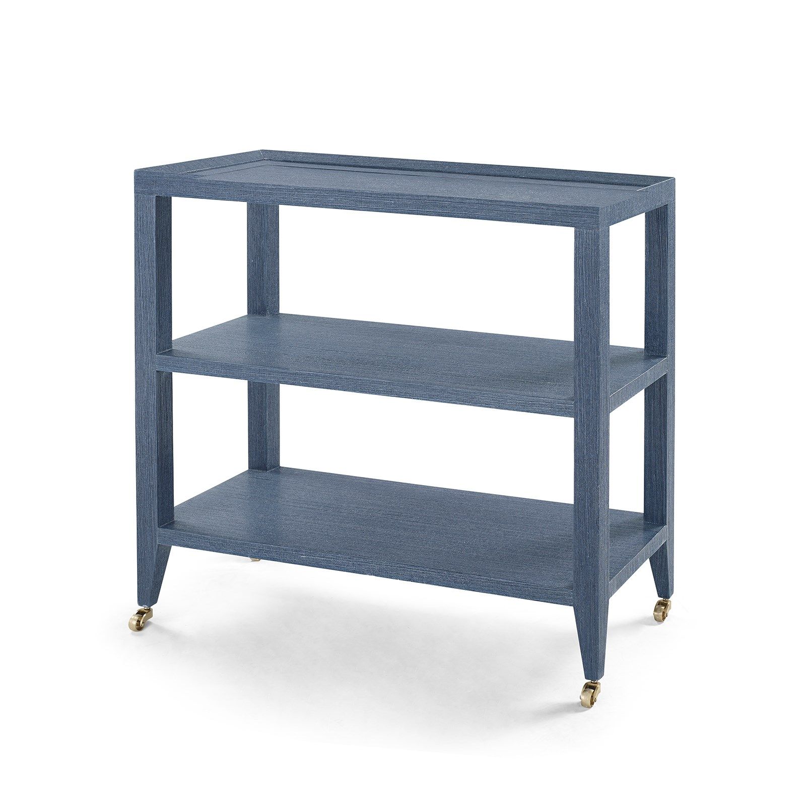 blue console table