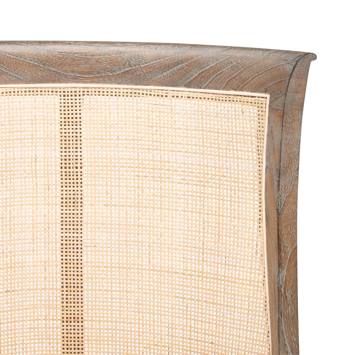 cushioned mahogany chair
