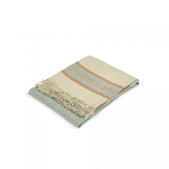 multi stripe fouta towel