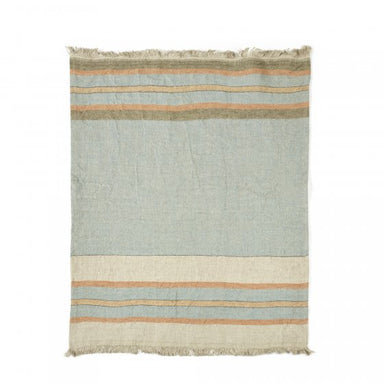 striped linen towel