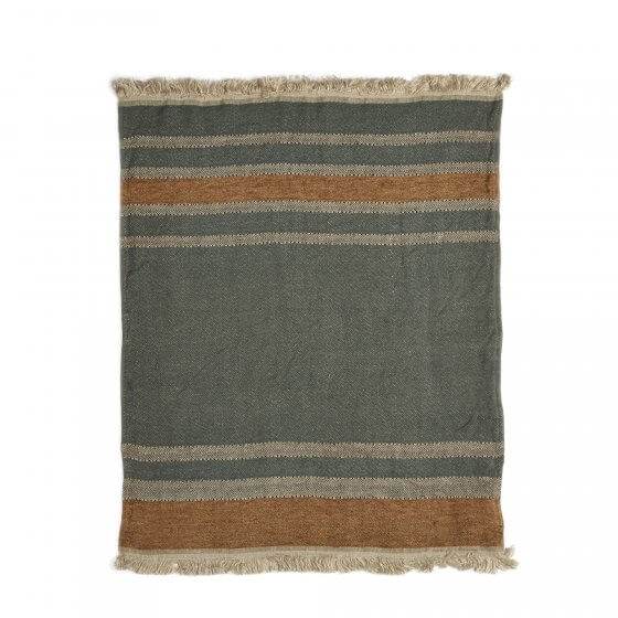 striped linen towel