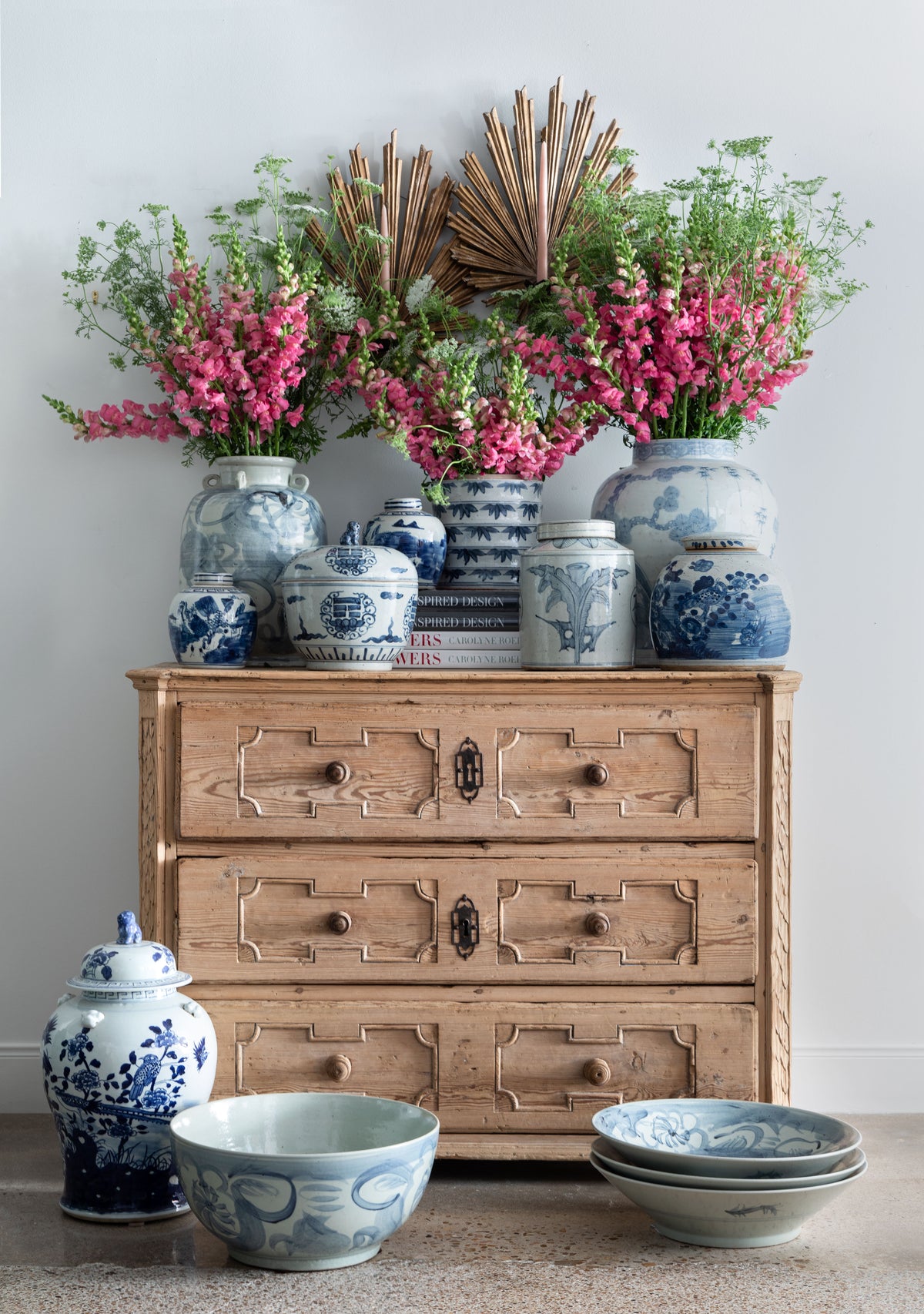 Ceramic Flower Frog Vase — Weidner Hasou & Co