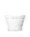 White ceramic bowl on a white background