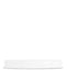 white low ceramic bowl on a white background