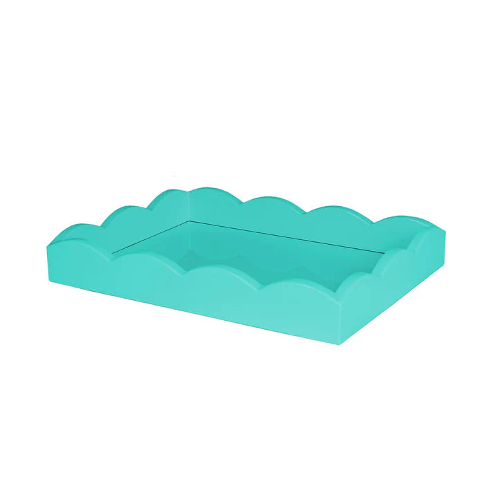 Lacquered Scalloped Tray
