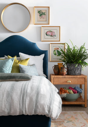 Bed & Nightstand
