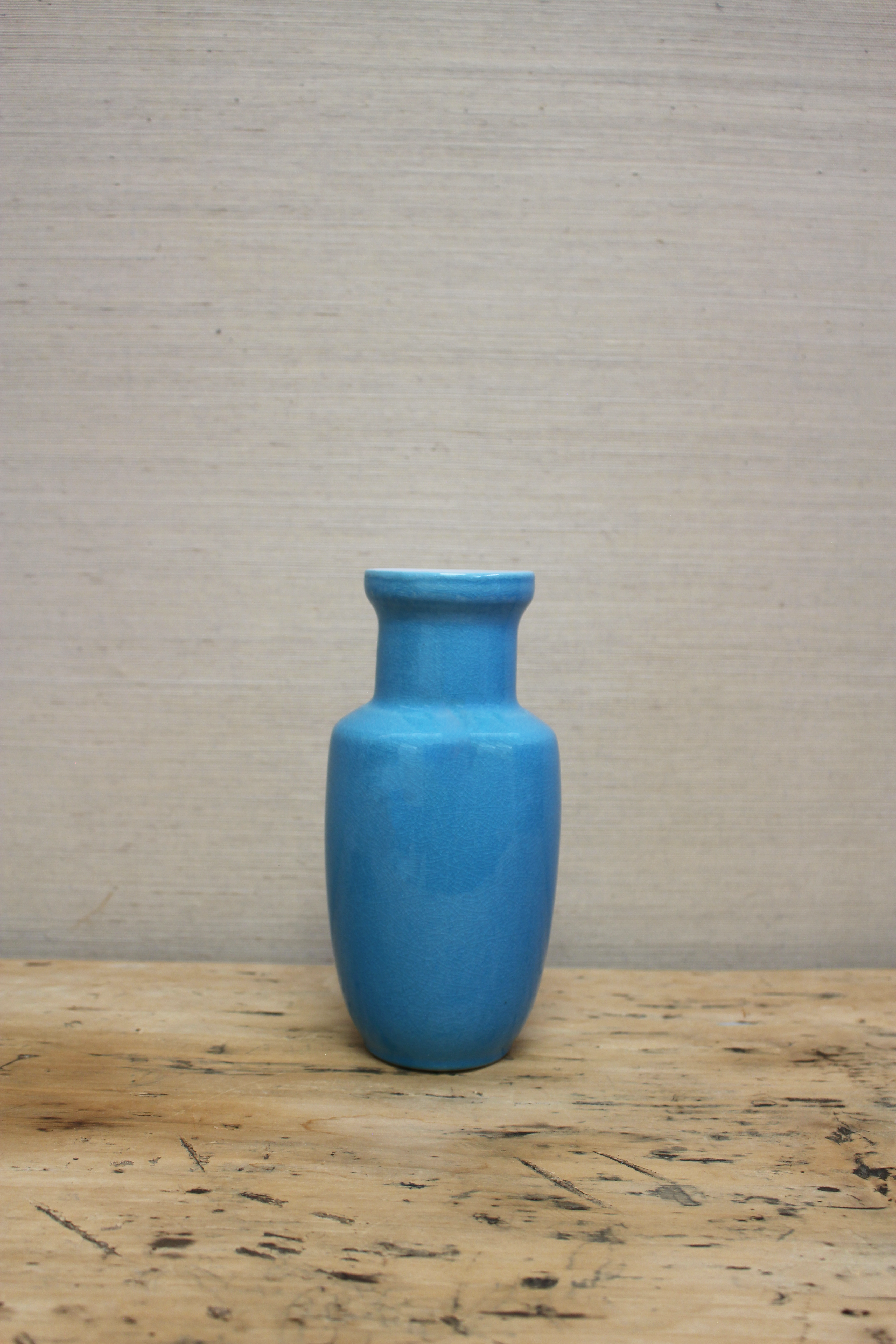 Handcrafted Turquoise Porcelain Vases