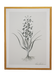 hand painted cluster of  blooms painted on canvas