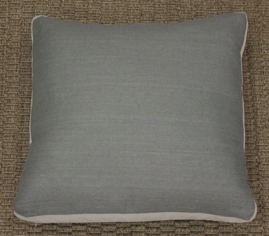 grey velvet pillow