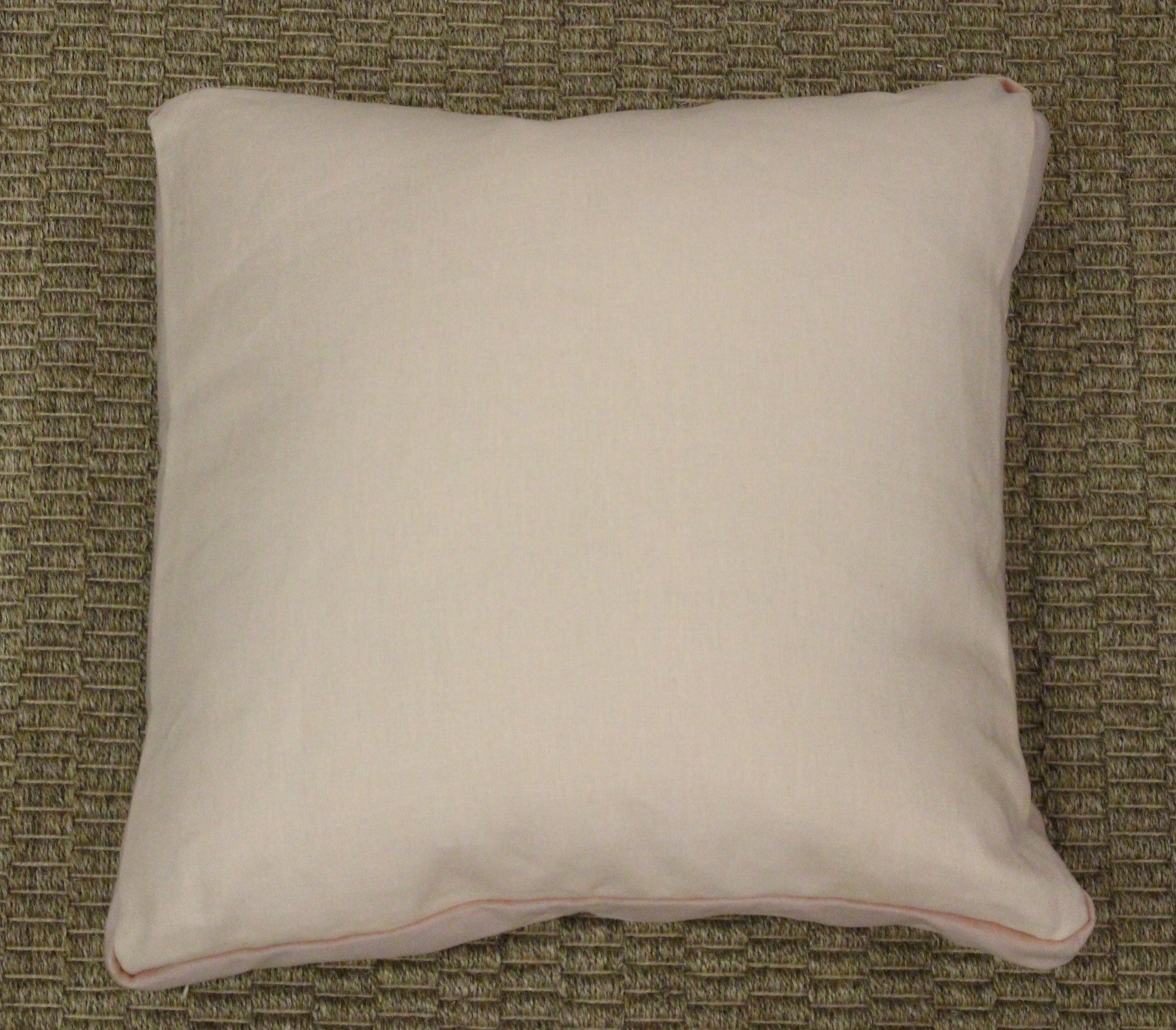 linen pillow back