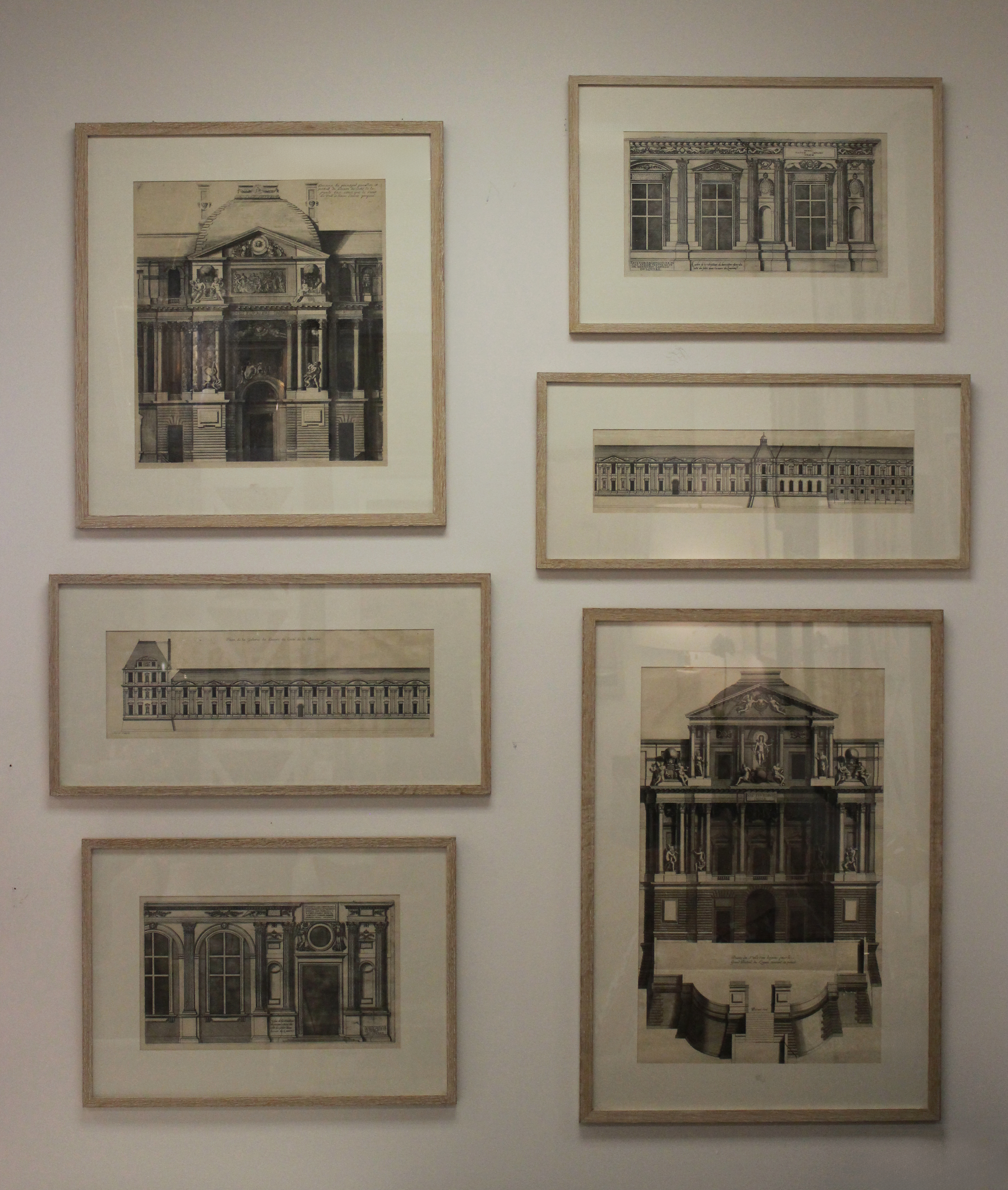 Framed Jean Marot Original Architectural Engraving No. 6