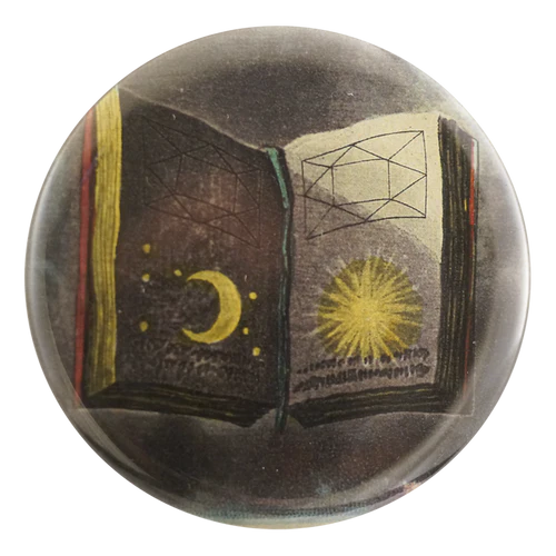 John Derian Decoupage Button Mirror