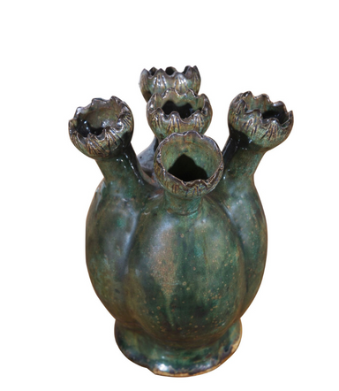 green lotus jar pottery vase