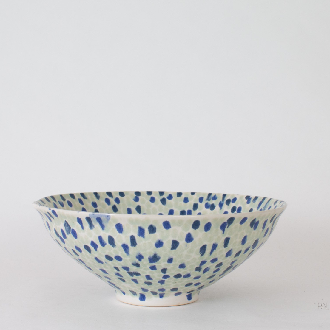 dappled ceramic bowl from Paul Schneider