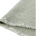 fringed edge of seaglass linen placemat