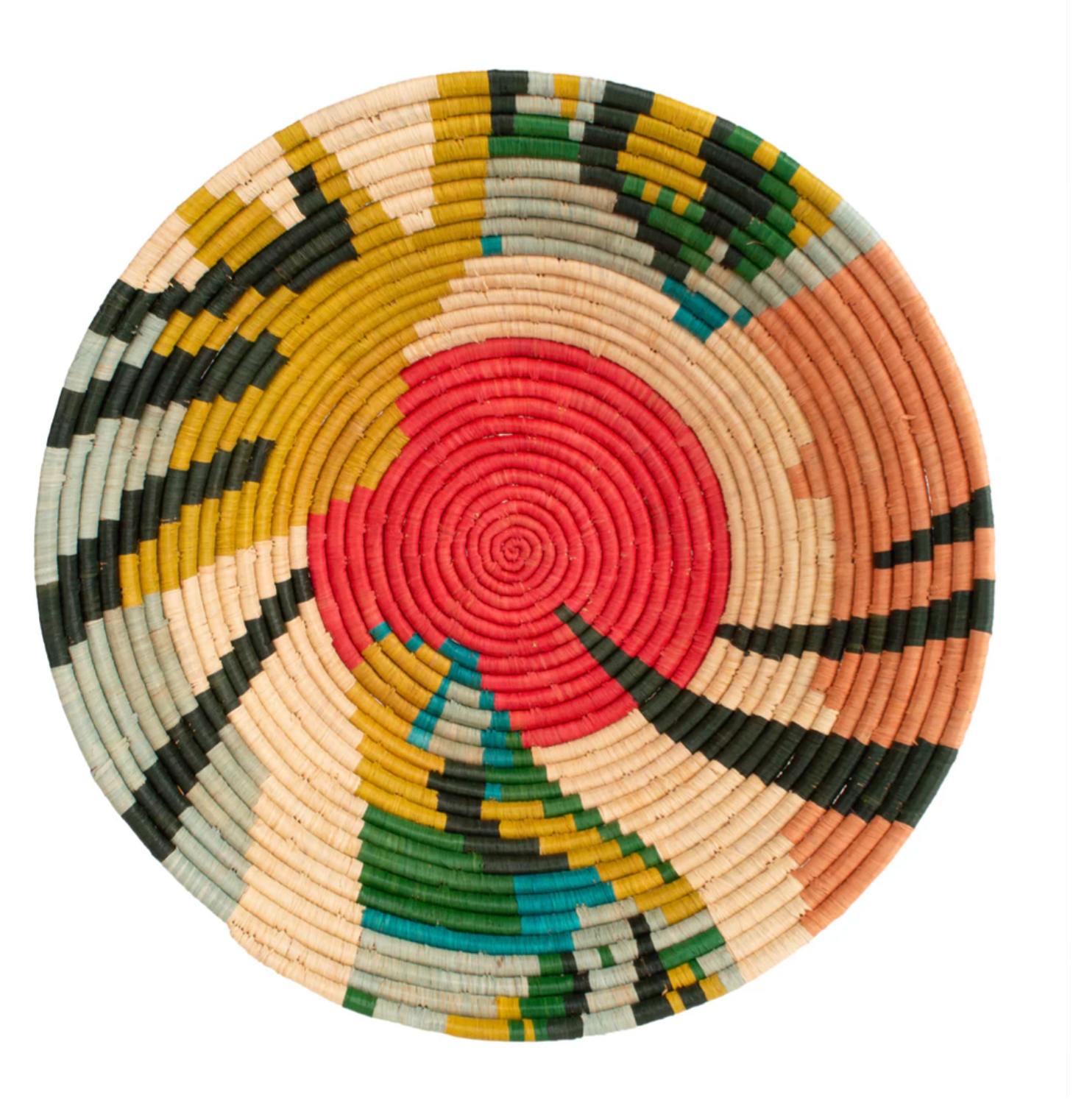 colorful African-made basket