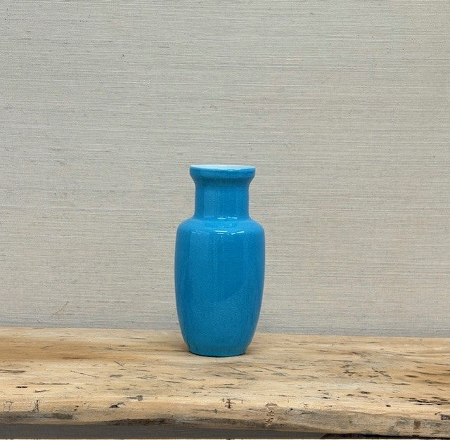 Handcrafted Turquoise Porcelain Vases