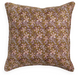 Floral patterned pillow on a white background