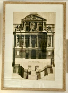 Framed Jean Marot Original Architectural Engraving No.10
