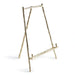 Bamboo easel on a white background