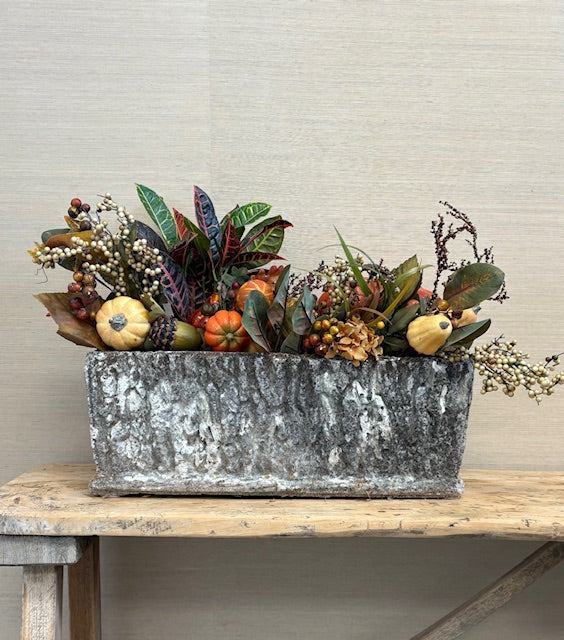 Vintage Concrete Planter