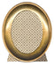 Decorative round tray with intricate pattern on a white background