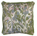 Decorative pillow with a floral pattern on a white background